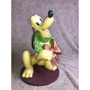 2006 Vintage‎ Disney PLUTO Christmas Holiday Rare Figure Statue 15"